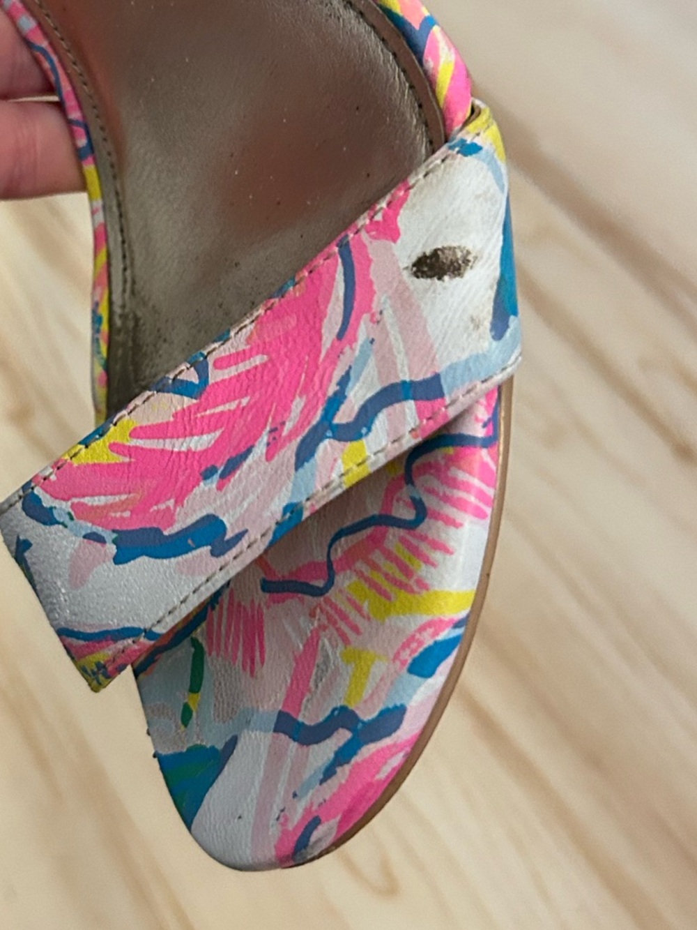 🩷🍋VGUC Lilly Pulitzer heeled sandals - Picture 4 of 9